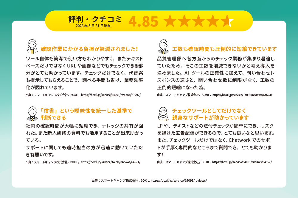 評判・口コミ